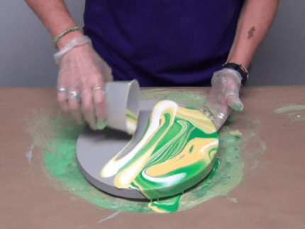 How To Pour Paint on Home Decor