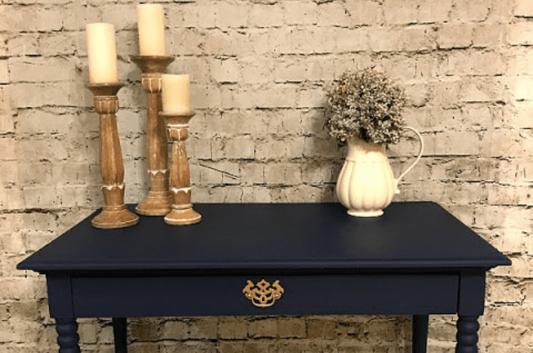 Update a Desk with Bunker Hill Blue
