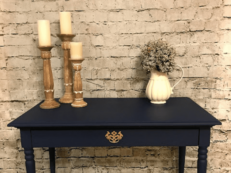 Update a Desk with Bunker Hill Blue