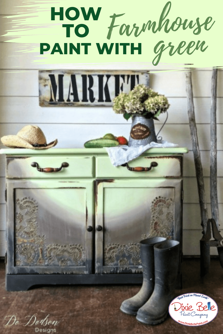 How to Paint with Farmhouse Green