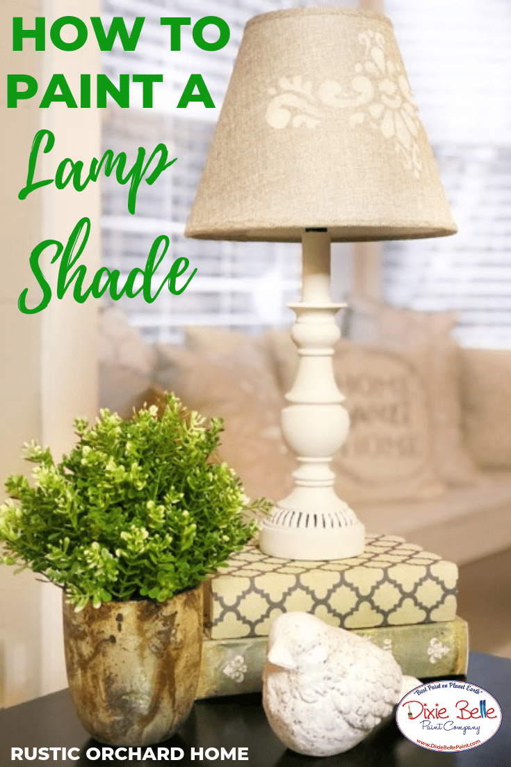 How to Paint a Lamp Shade