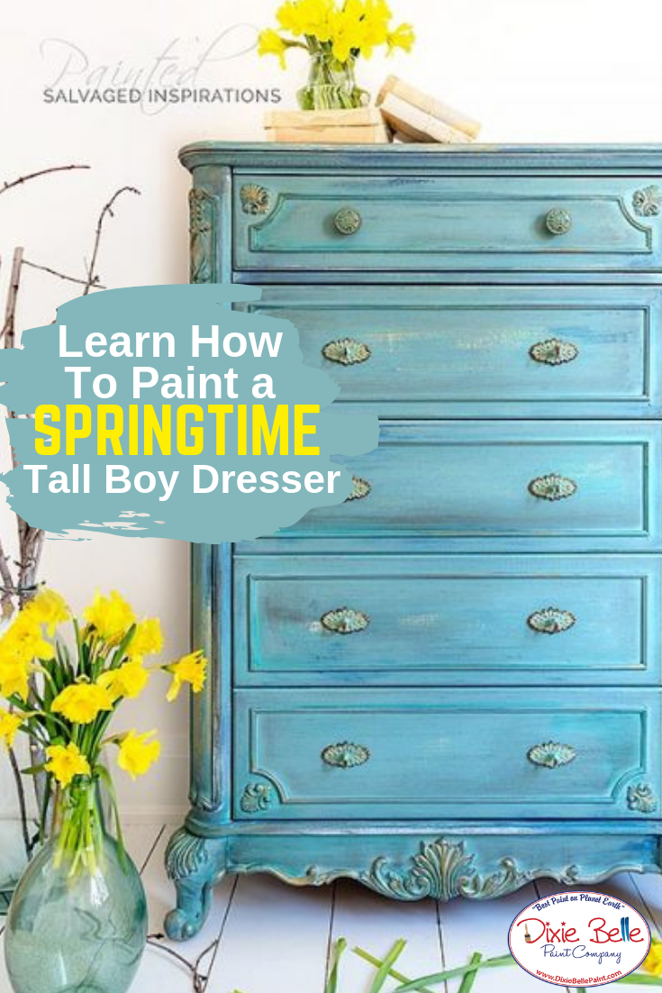 How to Paint a Springtime Tallboy