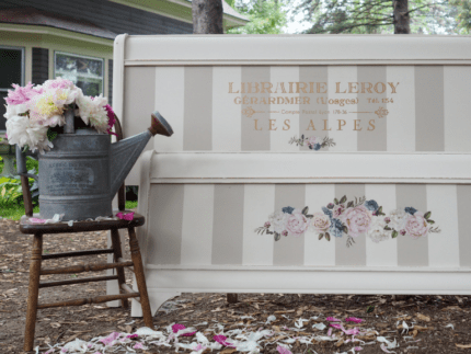 How Paint a French Peony Bed