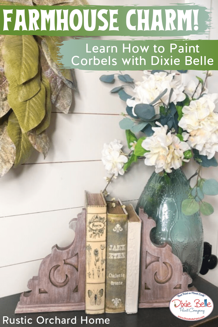 How to Paint DIY Farmhouse Corbels