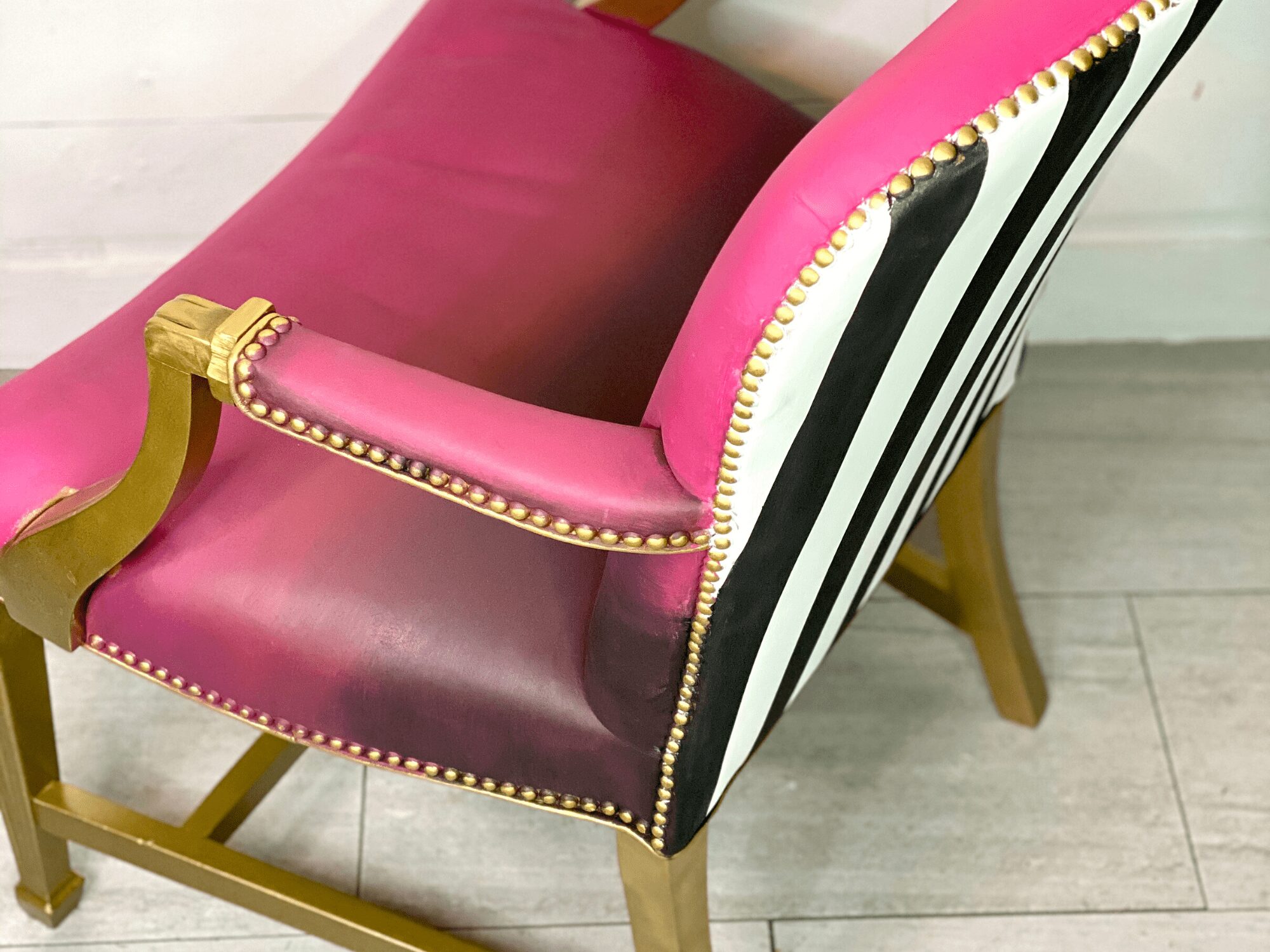 pink-leather-painted-chair