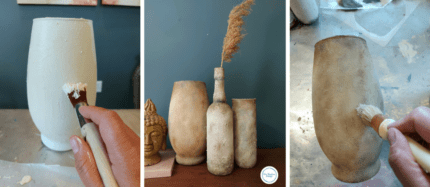 DIY Rustic Pottery using Chalk Mineral Paint