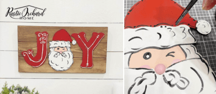DIY Santa Sign