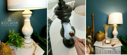 DIY Faux Ceramic Table Lamp