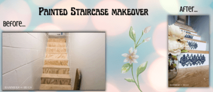 Painted Staircase Makeover!