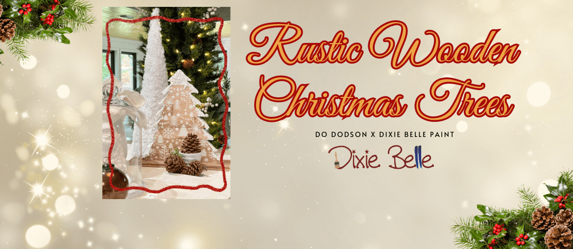 Let It Snow Rustic Christmas Tree Pallet Art 
