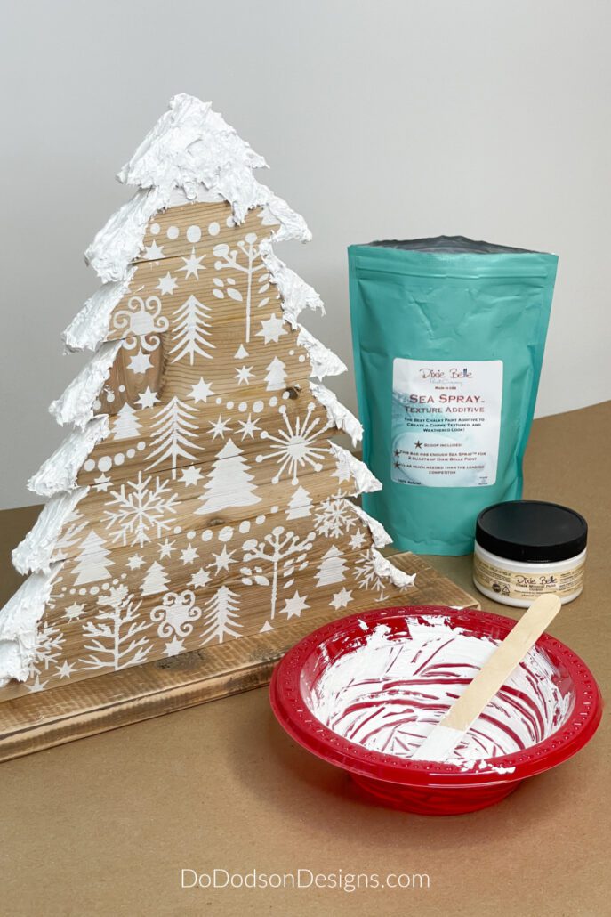 Dixie Belle Paint Sea Spray Christmas Tree with Do Dodson