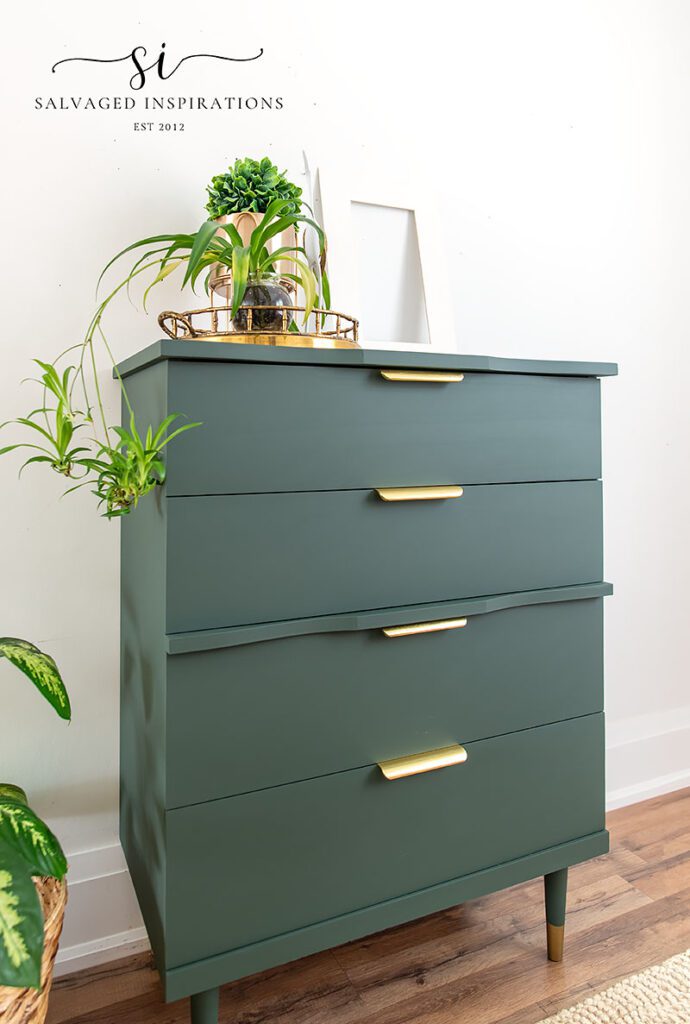 Tall Boy Dresser Painted in Acadia