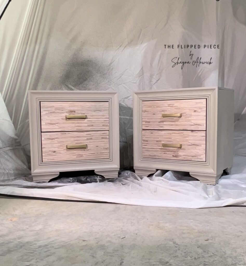 Dixie Belle Paint Bedside Tables by The Flipped Piece 