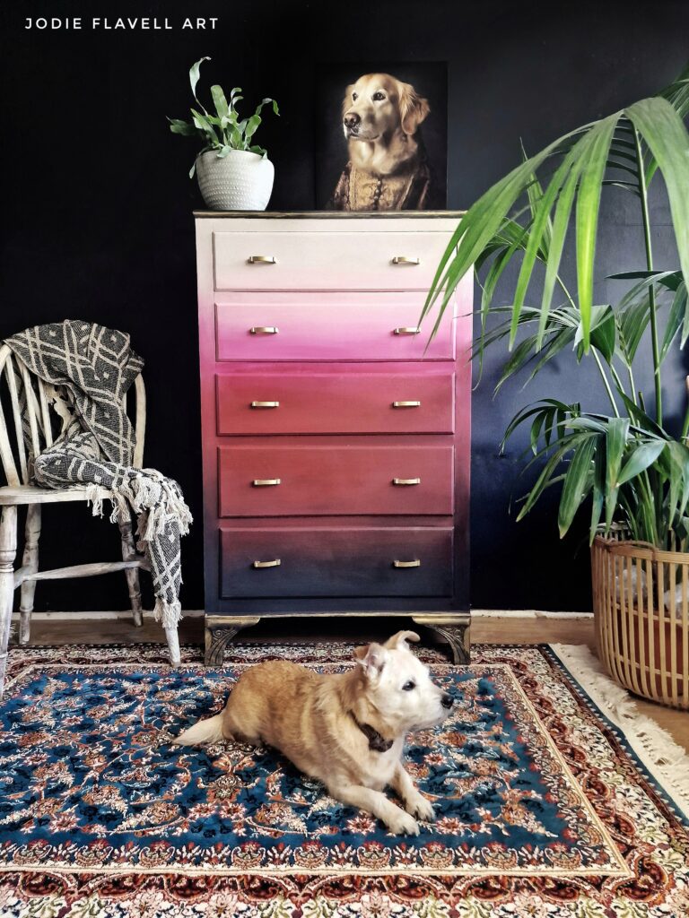 Jodie Flavell Art Painted Dresser