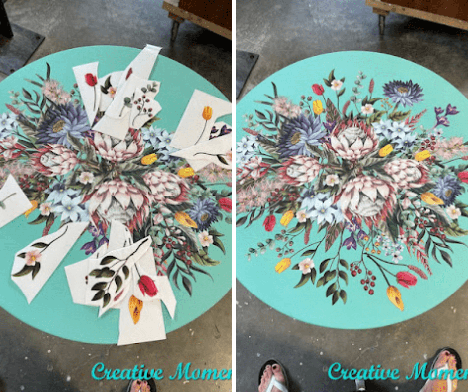 King Protea Accent Table - Dixie Belle Paint Company